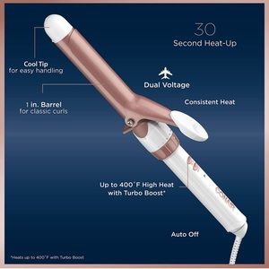 Conair Double Ceramic 1-Inch Curling Iron